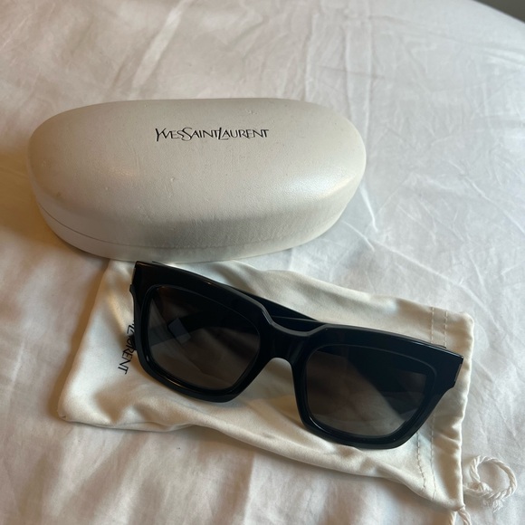 Saint Laurent Black Sunglasses - Picture 6 of 14